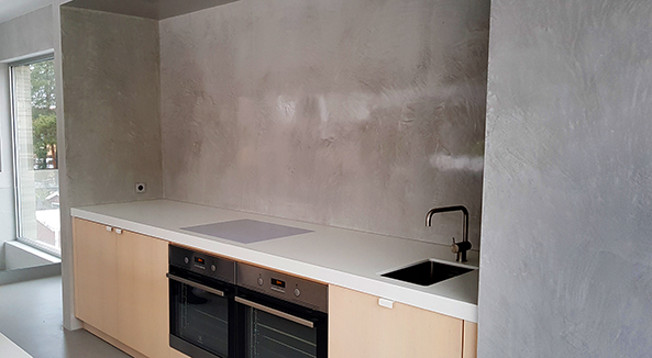 Bild på Stucco Veneziano i Stockholm, Byggklar.